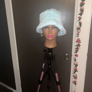 Unisex Fur Bucket Hat